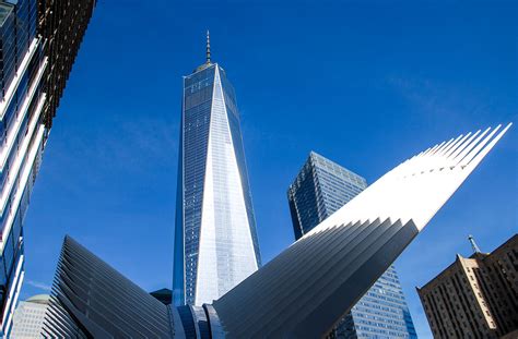 The Oculus And One World Trade Center Financial District