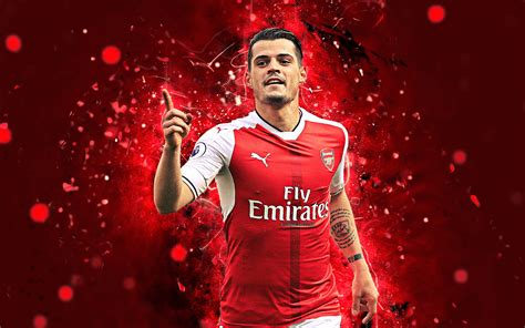 Granit xhaka (born 27 september 1992) is a swiss professional footballer who plays as a midfielder for premier league club arsenal and the switzerland. Granit Xhaka 4k Ultra HD Wallpaper | Background Image ...