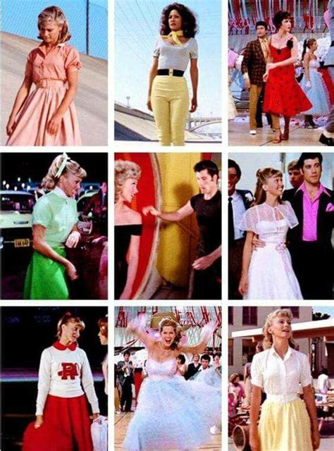 Olivia Newton John ♡ Grease Costumes Grease Outfits Grease Movie