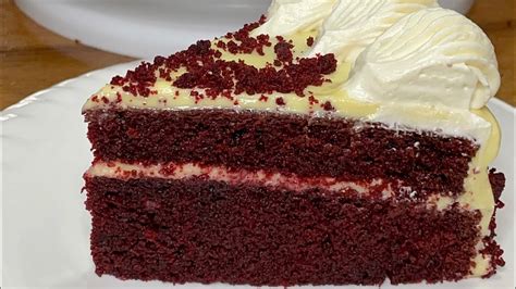 Moist Red Velvet Cake With Cream Cheese Frosting Whipped Cream Recipe