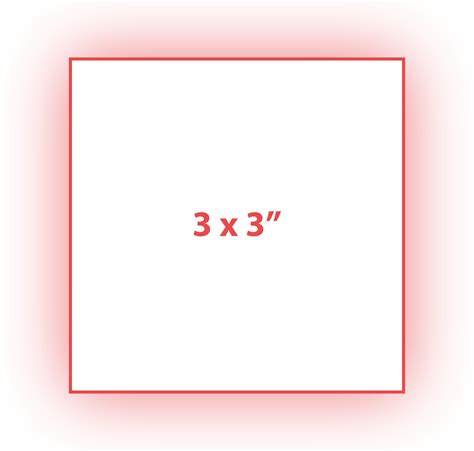 3 X 3 Inch Square Corners