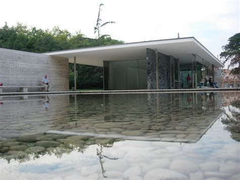 Contemporary European Architecture Barcelona Pavilion Mies Van Der