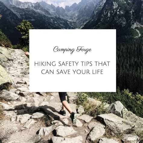 Hiking Safety Tips That Can Save Your Life Camping Tips From Camping