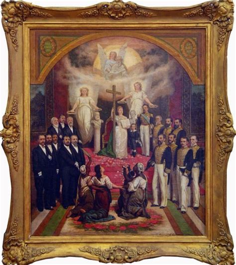 “alegoria Da Lei Áurea” Pintura De Miguel Navarro Canizares 1888