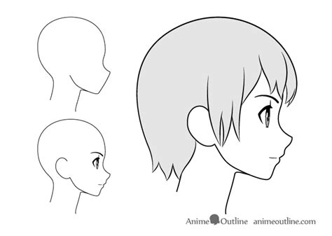 How To Draw An Anime Face Side View Divisionhouse21