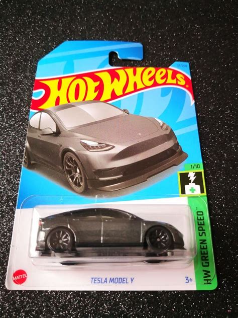 Hot Wheels Tesla Model Y Dark Grey Hobbies And Toys Toys And Games On
