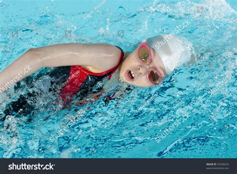 Girl Swimming Stroke Closeup Stock Photo 50258254 Shutterstock