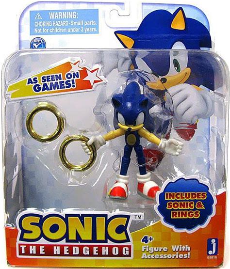 Sonic The Hedgehog Sonic 35 Action Figure With Rings Jazwares Toywiz