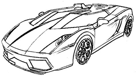 Race Car Outline Drawing At Explore Collection Of