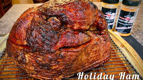 Holiday Ham Double Smoked Ham Cherry Bourbon Glaze Masterbuilt Electric Smoker Baker’s