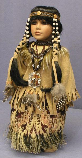 Porcelain Indian Doll Native American Dolls Indian Dolls Porcelain Dolls