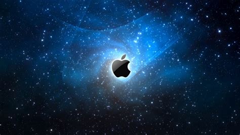Apple Galaxy Blue Mac Wallpaper Download Allmacwallpaper