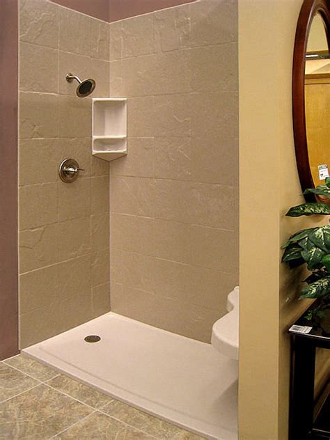 Low Threshold Shower Base And Walls Bathroom Ideas Pinterest