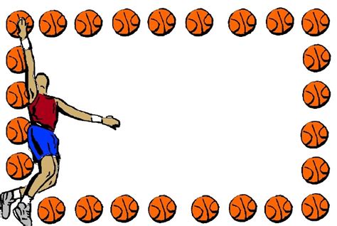 Basketball Page Border Clipart Best