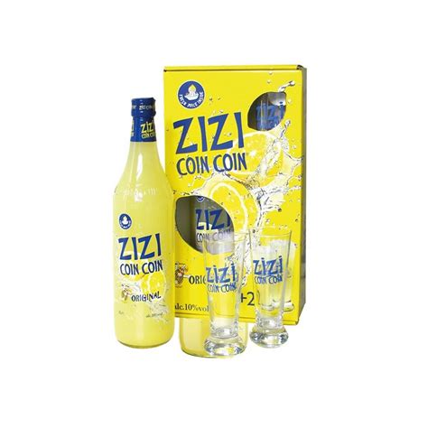 Ou Acheter La Boisson Le Zizi Coin Coin - ZIZI COIN COIN ORIGINAL Apéritif au Citron Pressé COFFRET 1 litre + 2