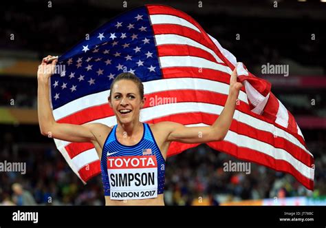 Usas Jennifer Simpson Celebrates Silver In The Womens 1500m Final During Day Four Of The 2017