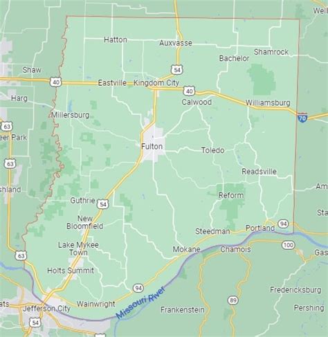 Sinkholes In Callaway County MO Missouri Sinkholes Interactive Sinkhole Maps