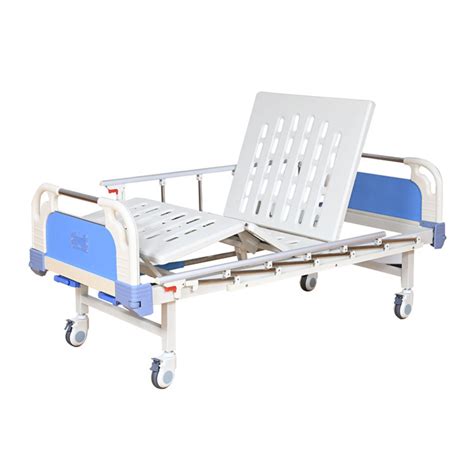 Medical Two Functions Manual Beds 2 Crank Hospital Nursing Bed For