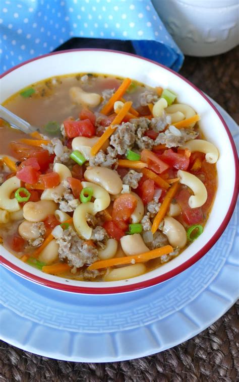 In the east of westphalia they add even prunes to the soup and it is called bräbel. Hot Eats and Cool Reads: Sausage and White Bean Soup Recipe