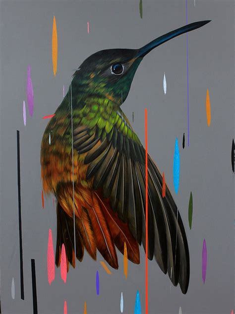 Paintings Of Birds Sprinkled With Color By Frank Gonzales Colossal