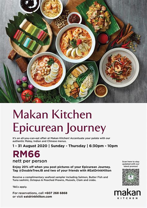 Food is best consumed within 3 hours. Makan Kitchen @ DoubleTree by Hilton Hotel Johor Bahru ...