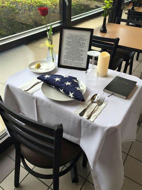 You never have to charge or pair it. Pow/Mia table for Memorial Day | Fallen soldier, Fallen ...