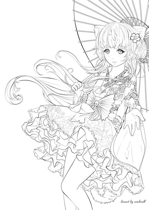276 Best Anime Coloring Pages Images On Pinterest