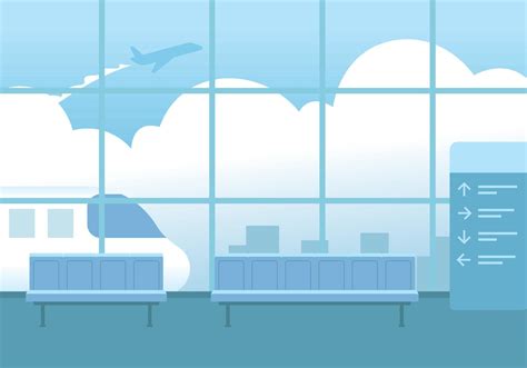 Airport Background Illustration 6901872 Vector Art At Vecteezy