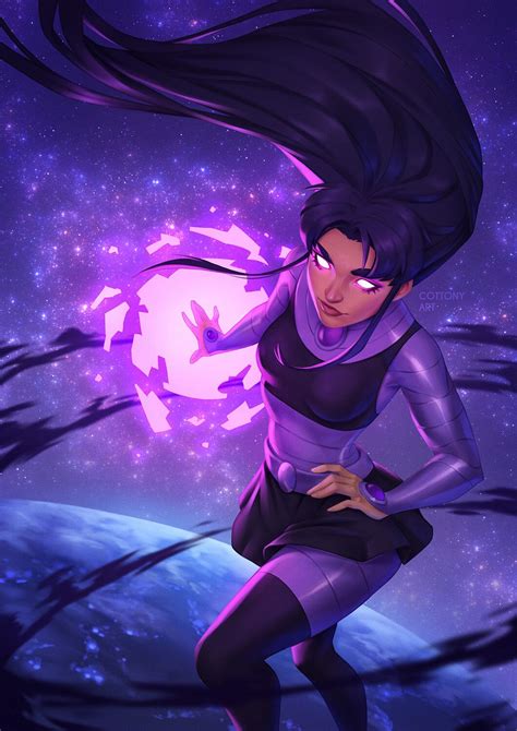 Teen Titans Blackfire Teen Titans Starfire Teen Titans Fanart Teen