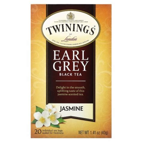 Twinings Of London Jasmine Earl Grey Black Tea Bags 20 Ct Harris Teeter