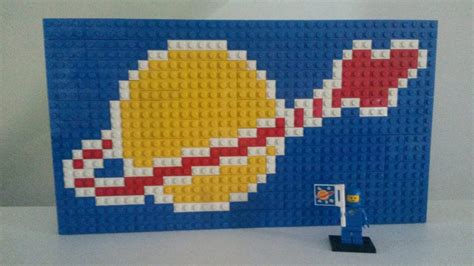 Classic Space Logo Mosaïque Lego Amino