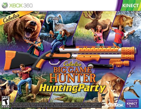 Cabelas Big Game Hunter Hunting Party With Gun Xbox 360 Ebay