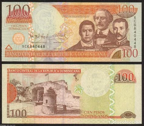 República Dominicana 100 Pesos Dominicanos Nove Vendido En Venta