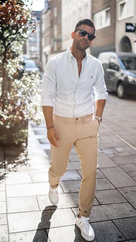 3 Fresh Chino Pants Outfits For Guys Trajes Business Casual Chinos