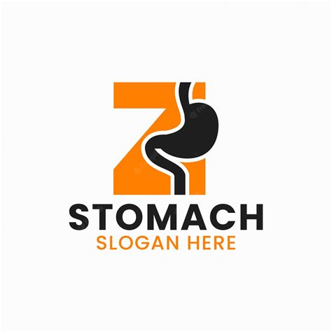 Premium Vector | Letter z stomach logo design for medical sign