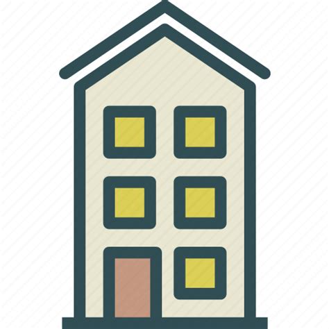 Apartment Building Home House Icon Download On Iconfinder