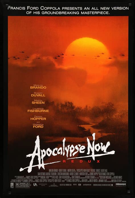 Apocalypse Now 1979 Original R2001 One Sheet Movie Poster Original
