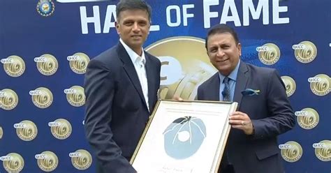 Rahul Dravid Is Officially Inducted Into The Icc Cricket Hall Of Fame