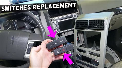 Info Setup Reset Hazard Lights Switch Replacement Removal Lincoln Mkx