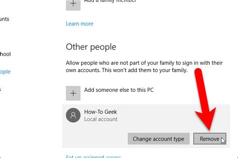Click on the microsoft account that you wish to delete, and then from the available options that open below, click on remove button. How to Delete a User Account in Windows 7, 8, or 10