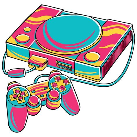 Playstation In Flat Design Style 5927545 Vector Art At Vecteezy