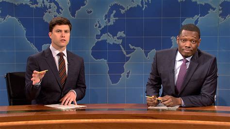 Watch Weekend Update Colin Jost And Michael Che Talk Gun Control From Saturday Night Live