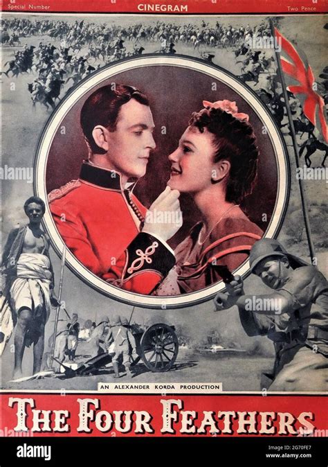 Front Cover Of Deluxe Large Format Cinegram British Programme For John Clements And June Duprez