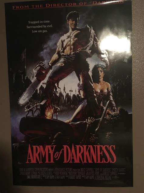 I got this Army of Darkness poster on Black Friday and it looks badass : EvilDead