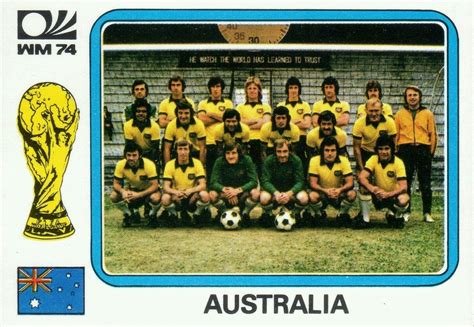 australia team group for the 1974 world cup finals alemania alemania federal fútbol