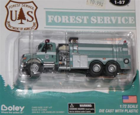 Us Forest Fire Tanker Service Truck 187 Ho Boley Nice Detail Rare