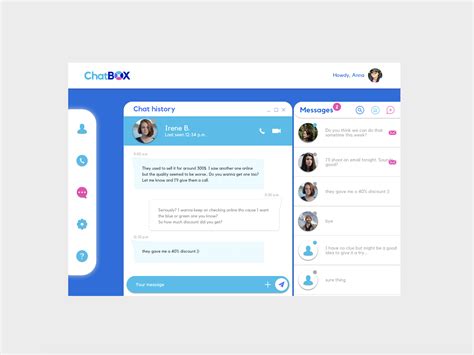 Chatbox Ui Design By Anna Avetisyan On Dribbble
