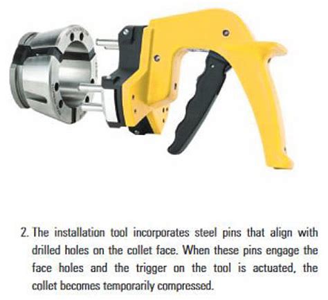 Royal Quick Grip™ Collet Installation Tool For Qg 80 Chuck Manual 44099 Penn Tool Co Inc