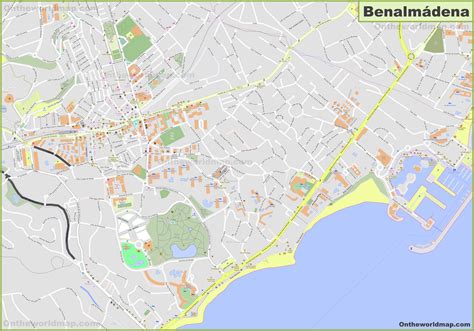 Detailed Map Of Benalmadena 