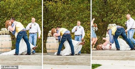 Hilarious Photos Capture Awkward Wedding Blunders Including A Groom